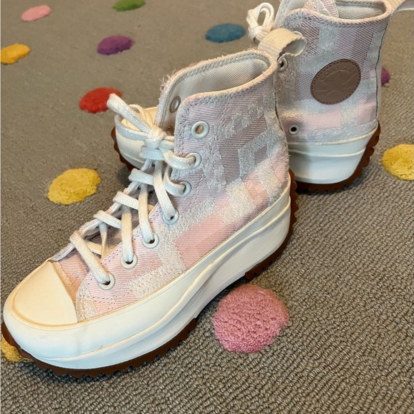 CONVERSE Run Star Hike Crafted Jacquard Platform Unisex VGUC - Picture 4 of 4